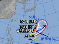台風第23号 台風経路図 20161103
